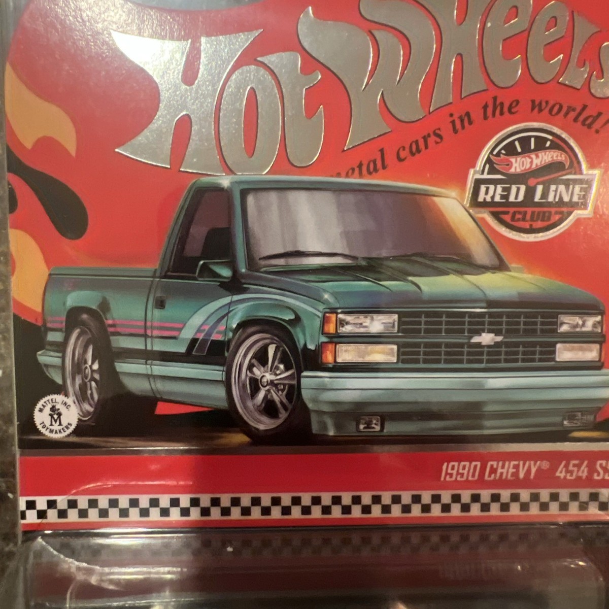 Hot Wheels RLC Exclusive Teal Blue Chevy 454 SS Pickup Truck - New
