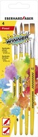 Eberhard Faber Synthetikhaarpinsel-Set Winner 4-Teilig