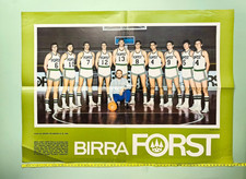 Poster Forst Cantu Basket 1970-1971 70-71 Recalcati-Lienhard-Marzorati-Taurisano