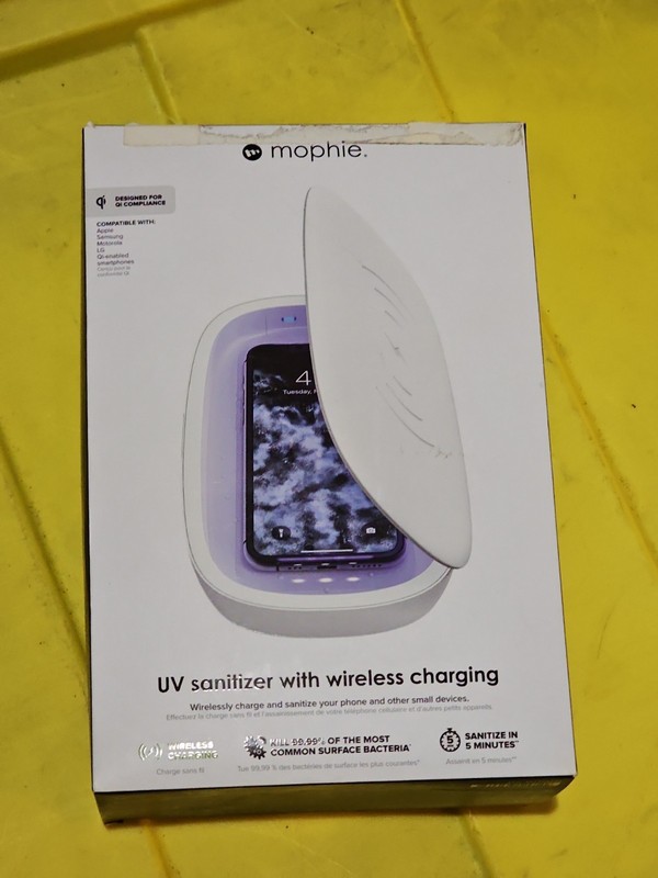 Morphie Uv Cell Phone Sanitizer With Wireless Charging