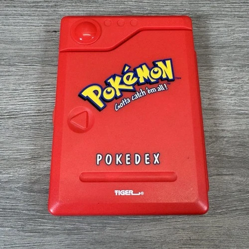 Pokemon Pokedex Handheld Toy Vintage 1998 Tiger Electronics, Tested Working