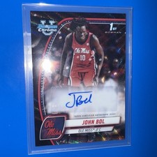 2024-25 Bowman U Chrome 1st John Bol #31 Black Wave Prospect Auto