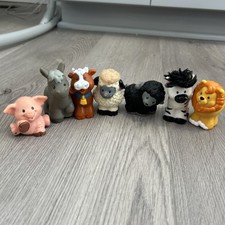 Fisher Price Little People Animals Figures Lot of 7