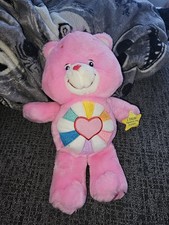 Care Bear Hopeful Heart Bear 12  Plush 2005 UNTESTED read Desc 