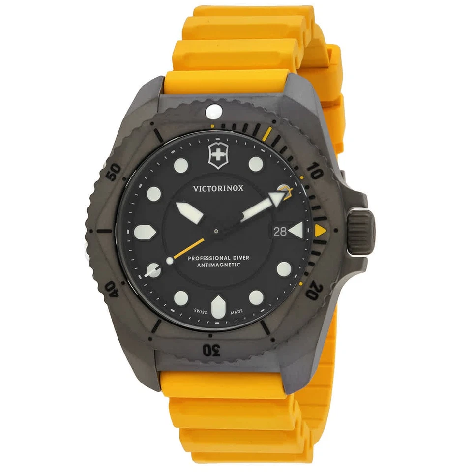 Victorinox Dive Pro Quartz Black Dial Men's Watch 241992