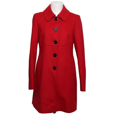 Franca Luca, Mantel, Damen, Größe: 36, Rot, Polyester, Einfarbig #NE2