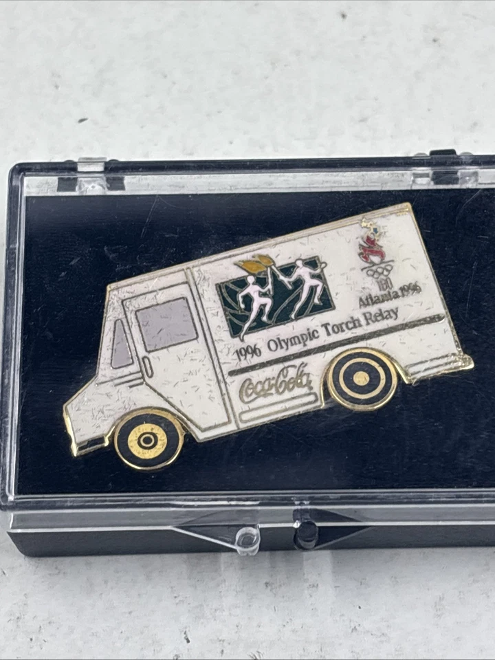 Olympics Past 1996, Coca Cola Truck Sponsor Hat / Lapel Pin - Image 2 of 4