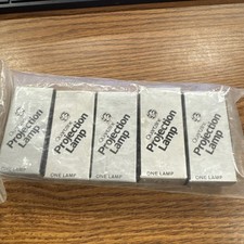 Lot Of 5 GE Quartzline Projection Lamp 650W 220V Projector Bulbs NOS Bin8