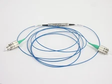 THORLABS IO-G-1550-APC IR FIBER OPTIC ISOLATOR WITH PM FIBER 1550 NM PM FC/APC