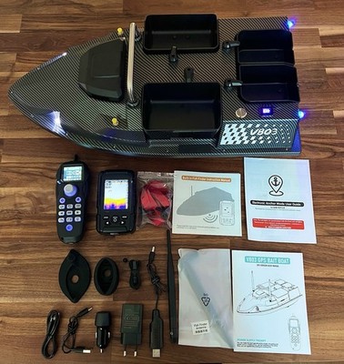 Futterboot Mit GPS, Echolot/Sonar Fish Finder V803 Pro Bait Boat