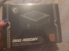 MSI MAG A550BN 550W 80Plus Bronze ATX Gaming Power Supply