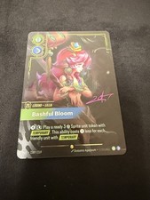Bashful Bloom 230*/219 Signature Riftbound Spiritforged ULN Uncommon LP* — live eBay listing
