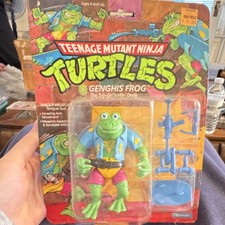 Playmates Toys TMNT Genghis Frog Action Figure 1989 with Accessories SEALED
