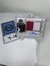 2018 Leaf Trinity COURTLAND SUTTON PATCH AUTOGRAPH ROOKIE #PA-CS1 SMU MUSTANGS