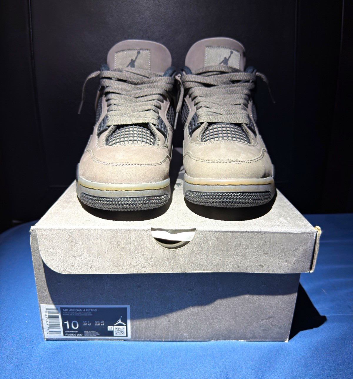 Jordan Air Jordan 4 Retro Cave Stone Black Mid-Top Suede/Nubuck FV5029-200