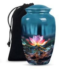Lily Flower Burial Urns For Human Ashes Adult Male Large Urn For Female