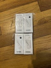  4 Pack Portable Floss Dispenser - 48 Dental picks Lot Of 4- 2 Black 2 White