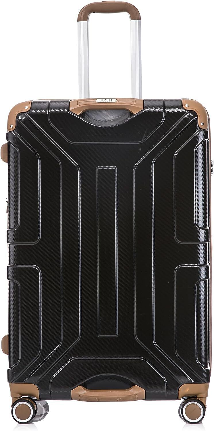 Maleta rígida carro de viaje de 4 ruedas equipaje pequeño grande 20""/28"" Reino Unido