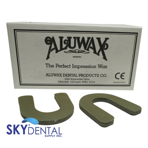 Dental Aluwax Denture UShaped Bite Wafers, 40/Box Impression Wax eBay