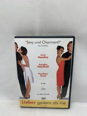 Lieber Gestern Als Nie DVD Lena Headey Douglas Henshall Penelope Cruz