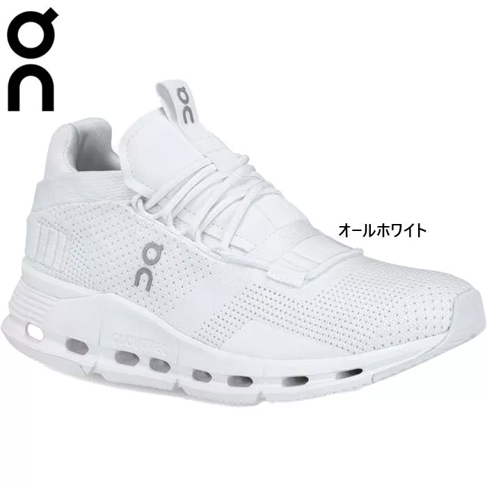On Cloudnova walking shoes White comfortable Sneakers Woman size US 6 8.5