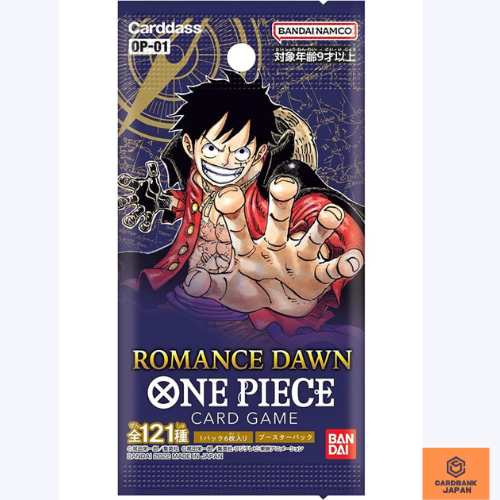 1 PACK ROMANCE DAWN OP-01 One Piece Card Game CCG Japanese Sealed 