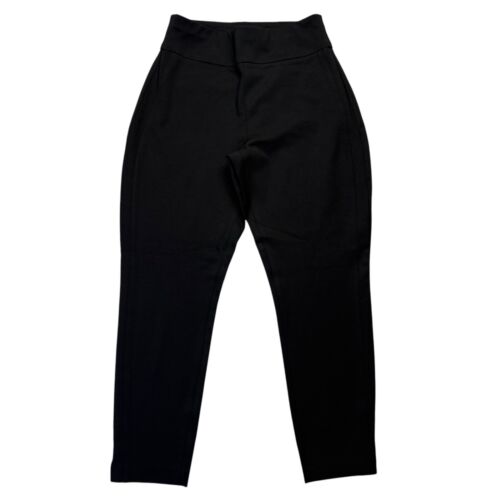 Express Women Dress Pants Medium Black Curvy Skinny Slim Ankle Pull On High Rise