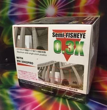 Raynox MX-3062 PRO 0.3X Fisheye WIDE ANGLE LENS 62mm Panasonic 43 52 58 67 mm