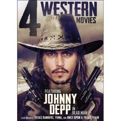 4-Movies Western: Featuring Johnny Depp in Dead Man - DVD - GOOD