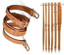 Crossbody Vachetta Strap Replacement Shoulder Pad. for lv Vintage honey PatinaAP