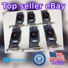 Lot of 6 Dell AMD Radeon HD 5450 512MB DDR3 64-Bit Video Graphics Card 0HFKYC
