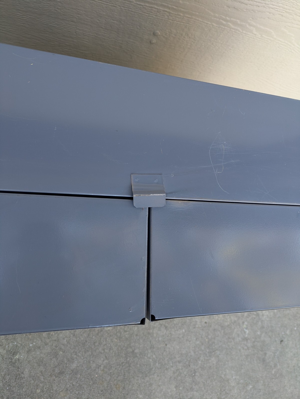 Edsal Industrial Steel Metal Wall Tool Box Work Shop Locker Cabinet w Doors B