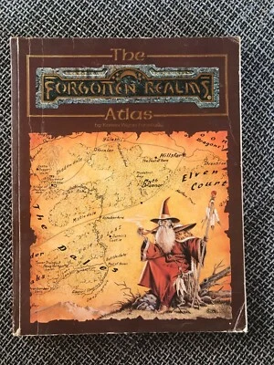Advanced Dungeons & Dragons / AD&D ⚡ The Forgotten Relams ATLAS ⚡ selten ⚡ - Bild 1 von 2