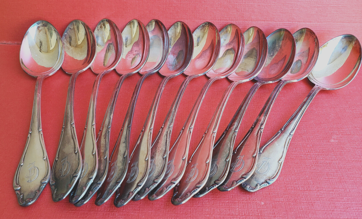 VTG Germany 1937 Gift Cutlery Set Wellner Patent 90 {45} Mozart pattern 12  Spoon