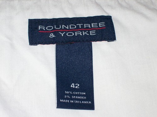 NWT Roundtree & Yorke Mens Sz 42 Extra Pocket Casuals Shorts 7" Inseam Gray - Picture 6 of 6