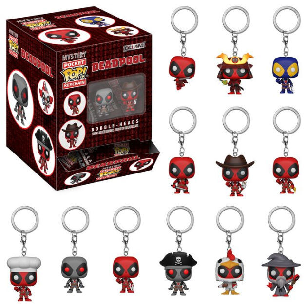 Funko 4x Deadpool Mystery Pocket Pop 