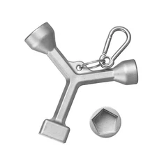 630 Stainless Steel Meter Curb Box Key Wrench Tool for Meter Box Covers