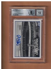 AL MICHAELS AUTOGRAPHED 1990 SCORE LIGHTS OUT BASEBALL CARD SIGNED BECKETT AU