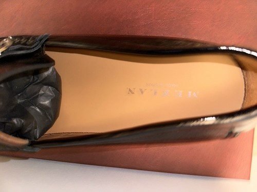 Driver Mezlan Patent Bit in pelle $375 taglia 13 (46) - Foto 10 di 15