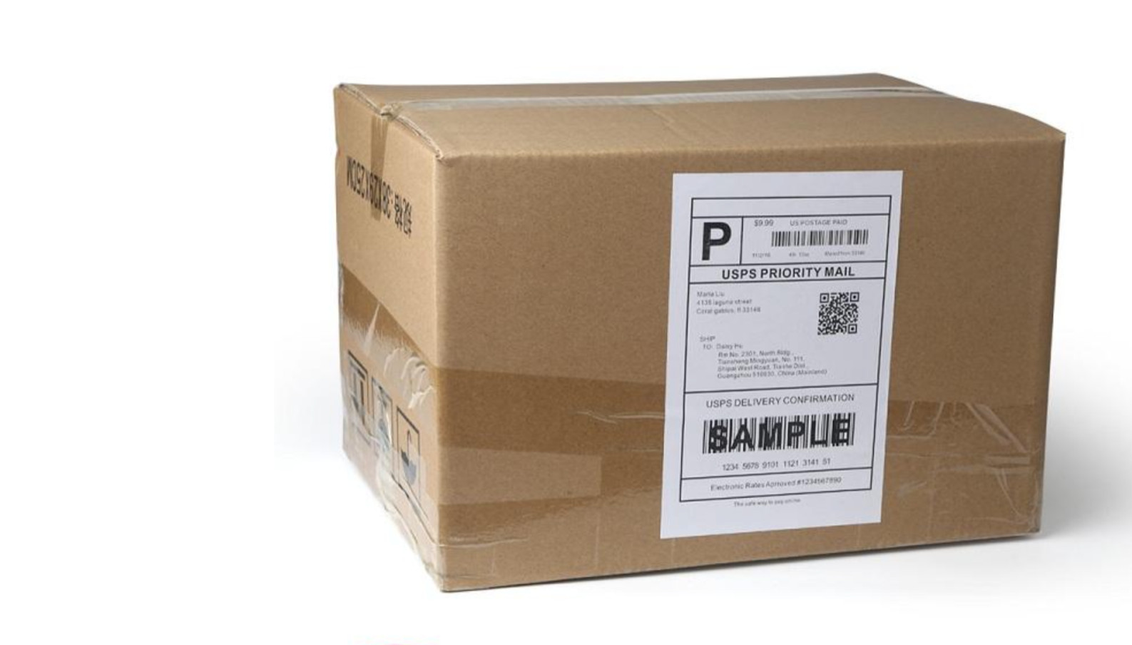 US 200 Shipping Labels 8.5x5.5 Self Adhesive 2 Per Sheet USPS UPS Fedex