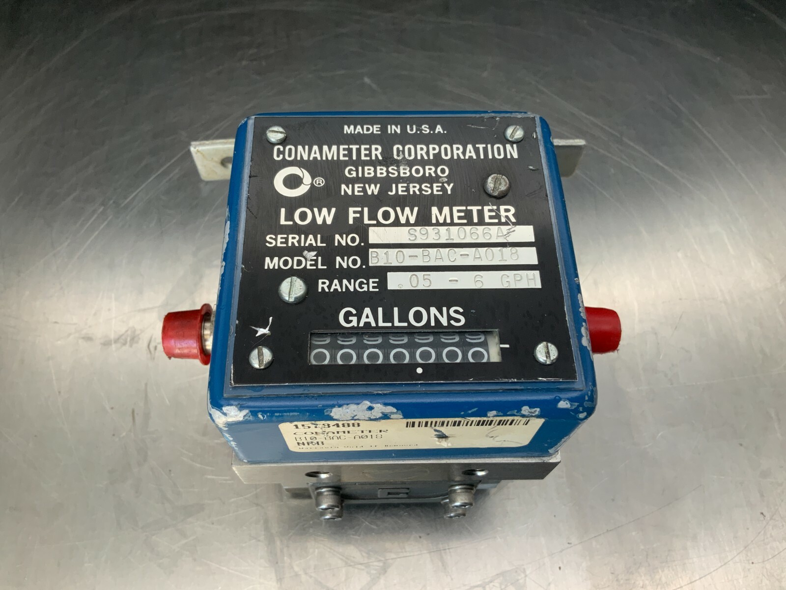 Conameter B10-BAC-A018 Low Flow Meter