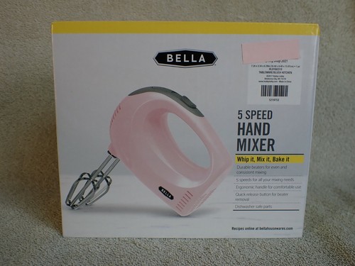 bella 5 speed hand mixer