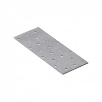 Lochplatte 160 X 60 X 2,00 Mm Flachverbinder Holzverbinder Verzinkt