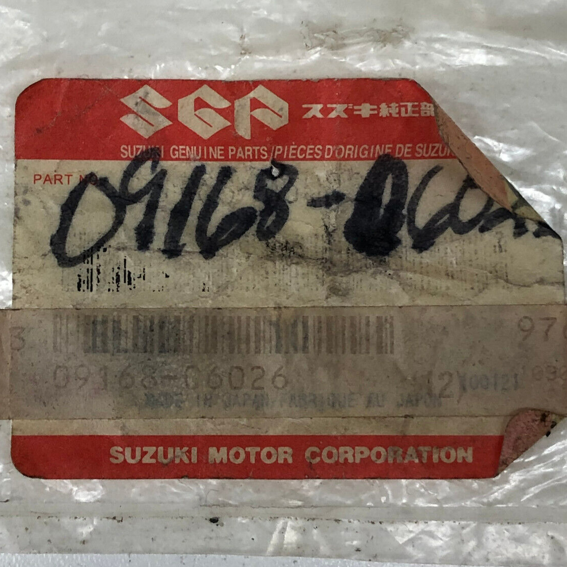Suzuki OEM NOS Original Genuine Motorcycle P/N 09168-06026 Washer