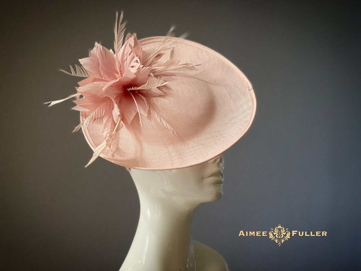 Kentucky Derby Fascinator, Ascot, Racing, Wedding Hat M22020( Champagne hat)Kentucky Derby hat, Wedding hat, Royal  main image 2
