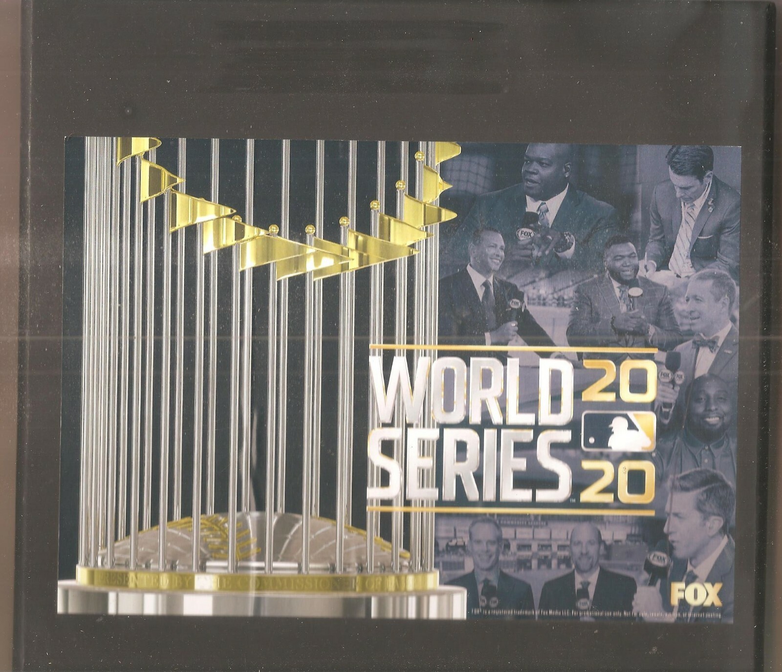 WORLD SERIES 2020 ON FOX OFFICIAL PROMOTIONAL PROMO JIGSAW COMPLETE PUZZLE NEW!