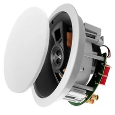 6.5" Angled Ceiling Speaker Atmos Ready Surround LCR 150W Single OSD ICE660