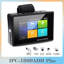 IPC-1800ADH PLUS 4" CVI TVI AHD CVBS 8MP IP POE CCTV telecamera monitor tester LAN