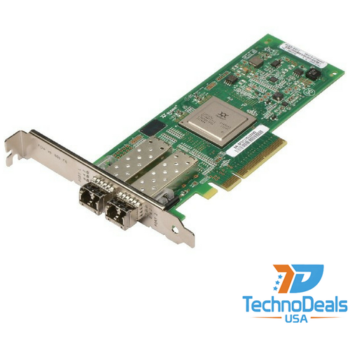 HP AJ764A QLOGIC QLE2562 DP 82Q 8GB PCI-E HB FC ADAPTER  - Afbeelding 1 van 2