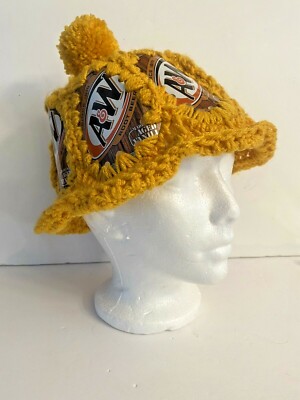 Vtg handmade hat Rare Vintage Distressed Hat,black Skull - Etsy main image 2